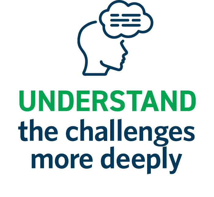 Understand the challenges more deeply